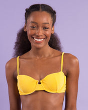 Cargar imagen en el visor de la galería, Top Malibu-Yellow Balconet
