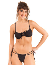Cargar imagen en el visor de la galería, Set Dots-Black Balconet-Tie Pipa
