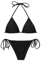 Cargar imagen en el visor de la galería, Set Shimmer-Black Tri-Inv Cheeky-Tie
