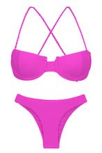 Cargar imagen en el visor de la galería, Set St-Tropez-Pink Balconet Essential
