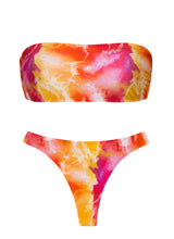 Cargar imagen en el visor de la galería, Set Tiedye-Red Bandeau-Reto Fio
