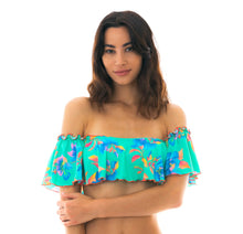 Cargar imagen en el visor de la galería, Top Acqua Flora Babado
