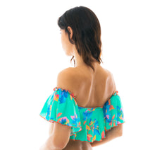 Cargar imagen en el visor de la galería, Top Acqua Flora Babado
