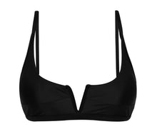 Cargar imagen en el visor de la galería, Top Preto Bra-V

